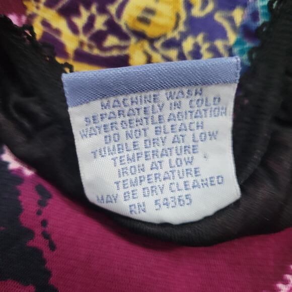 Westbound floral hi-lo pull-on skirt size M multicolor Y2K colorful boho - Picture 5 of 9